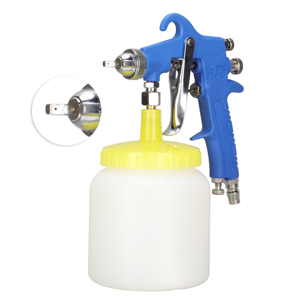 F 75 1.5Mm Paint Sprayer Hydrocone Type Stainless Steel Air Varnish Sprayer For Automotive Industrial Blue 7891321532270