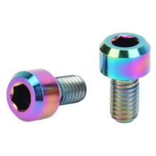 2 Stück M5 x 9 mm bunte Titan-Umwerfer-Schrauben