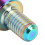 2 Stück M5 x 9 mm bunte Titan-Umwerfer-Schrauben 12