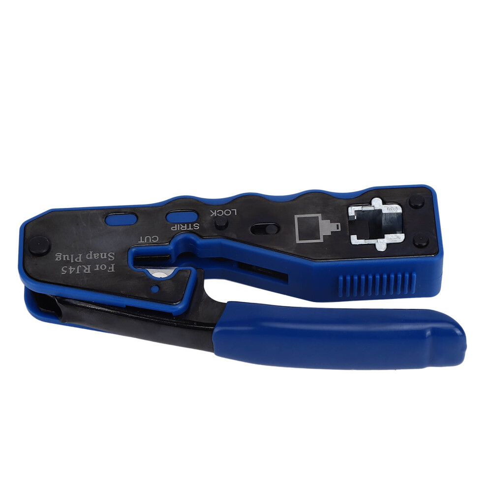 Hand Crimping Pliers 8P Crystal Head Crimper Network Cable Stripper Ethernet Cutting Tool 8391321534469