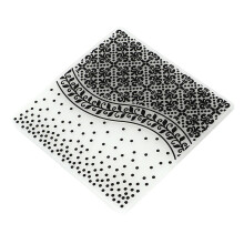 2 piezas de carpetas de relieve de plástico para hacer tarjetas DIY