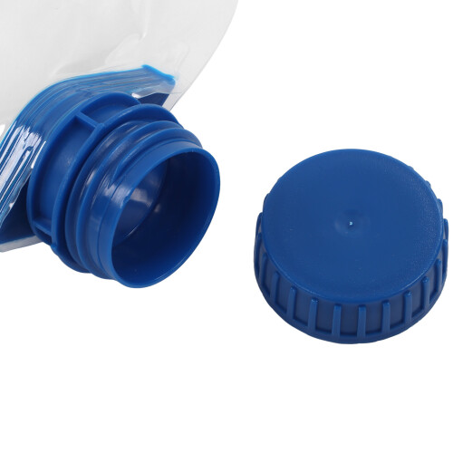 Faltbare Wasserbehältertasche 15L blaues PVC 2