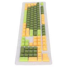 Capuchones de teclas de 107 llaves, disposición en arco - Verde oscuro Matcha