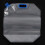 Faltbare Wasserbehältertasche 15L blaues PVC 6