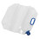 Faltbare Wasserbehältertasche 15L blaues PVC 4