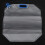 Faltbare Wasserbehältertasche 15L blaues PVC 9
