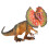 Modello di Dilophosaurus in PVC, 3+ anni 2
