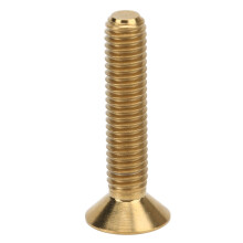RISK Headset Stem Top Cap Fixing Bolt M6x30mm Bike Stem Bolt Screw Titanium Alloy for Bike Repair Gold
