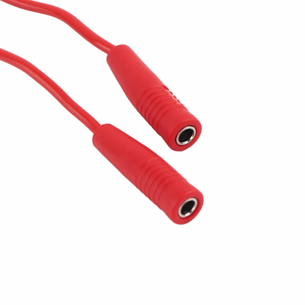 5 Sets Banana Test Lead Testing Cable Female To Female 2Mm 0.44Mmâ² 1000V 15A Set Kit 8421321536917