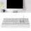 Teclado RGB con cable 104 teclas blanco 1,35 m USB 15