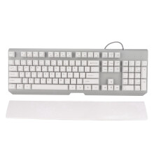 Teclado RGB con cable 104 teclas blanco 1,35 m USB