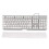 Teclado RGB con cable 104 teclas blanco 1,35 m USB 1