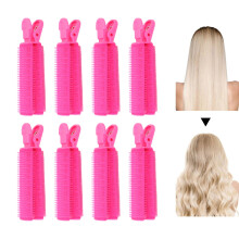 8 pezzi Clip per rulli volumizzanti per capelli naturali e soffici 11x2cm