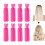 8 pezzi Clip per rulli volumizzanti per capelli naturali e soffici 11x2cm 1