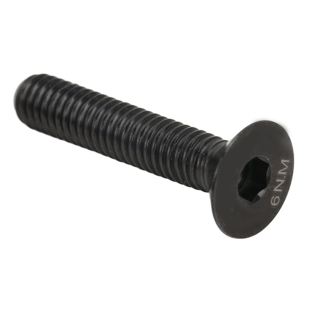 Risk Headset Stem Top Cap Fixing Bolt M6x30mm Bike Stem Bolt Screw Titanium Alloy For Bike Repair Black 3531321535409