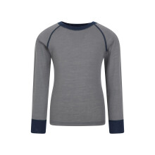 (13 Years, Grey) Mountain Warehouse Childrens/Kids Merino II Round Neck Base Layer Top