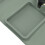 Portabicchiere verde in silicone e ferro per bracciolo del divano - 32 cm 7