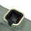 Portabicchiere verde in silicone e ferro per bracciolo del divano - 32 cm 10
