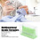 1 pezzo Threaders a doppio foro 2,64,47,2 cm verde 3