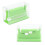 1 pezzo Threaders a doppio foro 2,64,47,2 cm verde 4