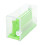 1 pezzo Threaders a doppio foro 2,64,47,2 cm verde 8