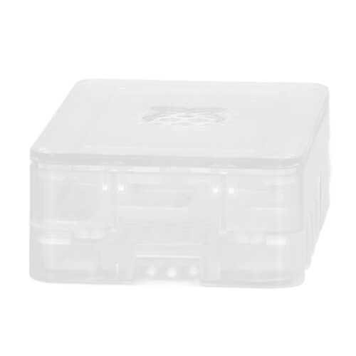 Raspberry Pi 4 Gehäuse aus ABS transparent 95x65x30mm 2