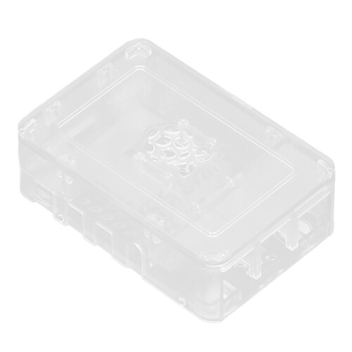Raspberry Pi 4 Gehäuse aus ABS transparent 95x65x30mm 1
