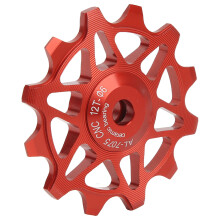 12T Aluminiumlegierung Hinterradschaltwerk Schaltrolle für 8/11-Gang Mountainbike Rot