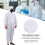 Overol protector de poliéster, talla M, a prueba de polvo. 4