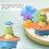 Giocattolo spruzzatore d'acqua per bambini con doccia a LED 8