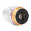 Objetivo de microscopio plateado 4X 4/0.10 20.2mm RMS 1