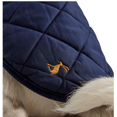 Joules (S, Navy) Joules Quilted Dog Coat 1