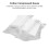 Bloque de gasa de compresión curva 4.5in x 4.1yd Blanco 4