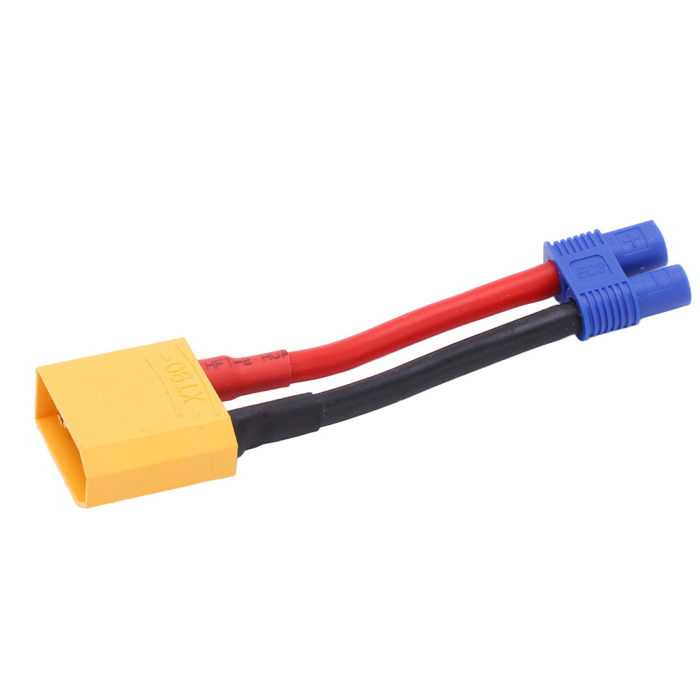 Xt90 Female To Ec3 Male Cable Reusable Connector Ends Safe Shell 12Awg 94Mm/3.7In Length Xt90 Male Plug For Rc Car Model 9481321543055