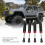4 Stück 100 mm RC-Stoßdämpfer SCX10 1/10 Schwarz 8