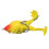 Thunder Frog Bait esca morbida in silicone oro verde 11