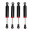 4 Stück 100 mm RC-Stoßdämpfer SCX10 1/10 Schwarz 2
