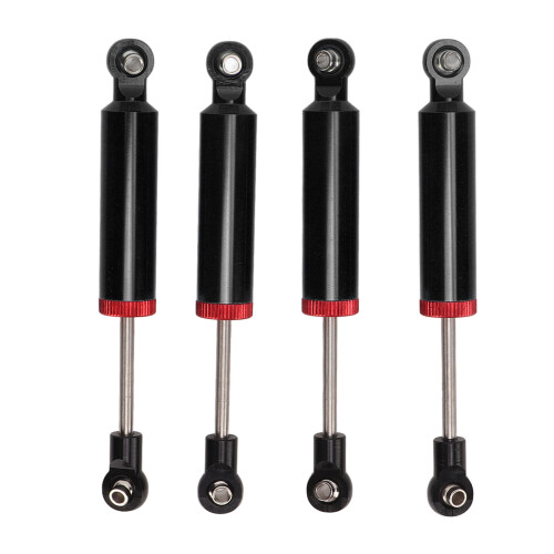 4 Stück 100 mm RC-Stoßdämpfer SCX10 1/10 Schwarz 1