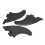 3 Stück/Set Surfboard-Finne PVC Longboard Ocean 11