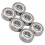 608 cuscinetti a rulli 8 pezzi acciaio al carbonio 7x22x9mm 12