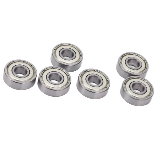 608 cuscinetti a rulli 8 pezzi acciaio al carbonio 7x22x9mm 2
