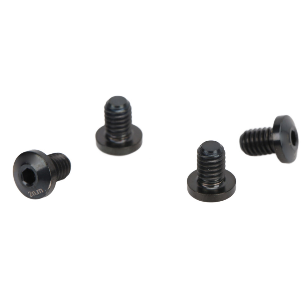 4Pcs Road Bike Brakes Screws Titanium Alloy Durable Rustproof Polishing Grinding Accurate Thread Road Bike Rotor Bolts Black 4291321543550