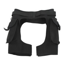 2.5mm Open Crotch Diving Shorts Wetsuits Shorts Water Work Pants for Snorkeling Swimming XL Length (52‑54cm) Waist (100‑107cm)