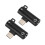 Adattatore USB-C a 3,5 mm per cuffie, 2-in-1 ricarica e audio, ABS resistente, nero 1