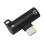 Adattatore USB-C a 3,5 mm per cuffie, 2-in-1 ricarica e audio, ABS resistente, nero 4