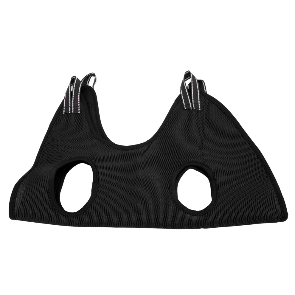 Black Dog Grooming Hammock Set Breathable Safe Restraint Bag Pet Grooming Sling With Nail Clipper Comb For Puppy Cat 10 Piece Set L