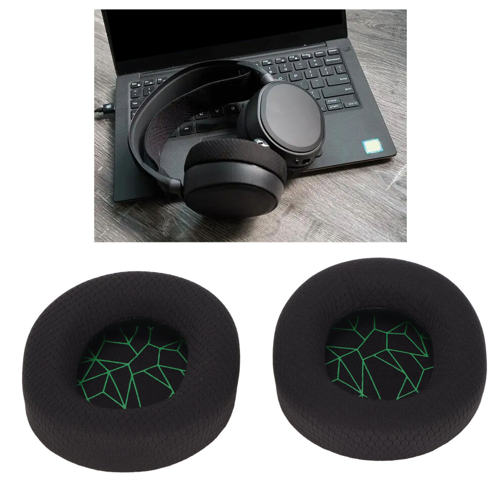 Headphone Ear Pad Replacement Upgraded High Elasticity Ear Cushion Pads For Steelseries Arctis 3/5/7 Silk Green 8401321545522