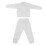 Protection Overall Anti Static Polyester Protective Working Suit White Split Design for Workshop XXXL 2