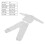 Protection Overall Anti Static Polyester Protective Working Suit White Split Design for Workshop XXXL 13