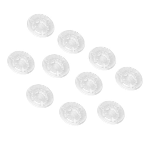 10 piezas de tapas para interruptor de pie transparentes universales 2